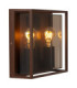 Lucide COZETTE - Wall light Indoor/Outdoor - 2xE27 - IP65 - Rust Brown - Essential-3