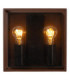Lucide COZETTE - Wall light Indoor/Outdoor - 2xE27 - IP65 - Rust Brown - Essential-4