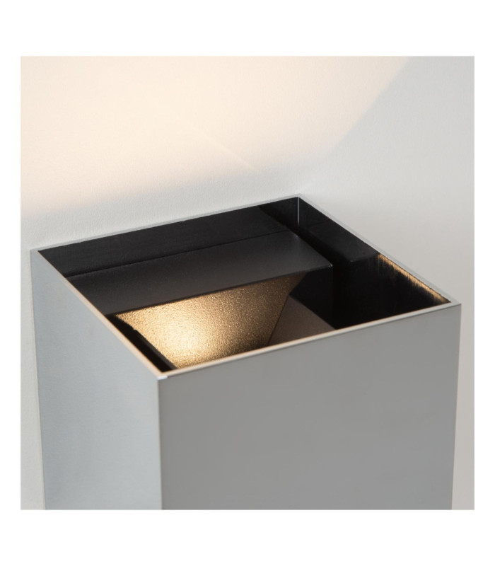 Lucide ARMIN - Wall spotlight / Wall light Bathroom - LED Dim. - CCT - 2x3.5W 2200K/3000K - IP54 - Chrome - Essential-3