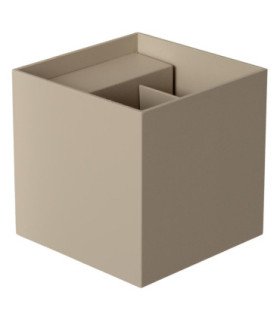 Lucide ARMIN - Wall spotlight / Wall light Bathroom - LED Dim. - CCT - 2x3.5W 2200K/3000K - IP54 - Taupe - Essential-2