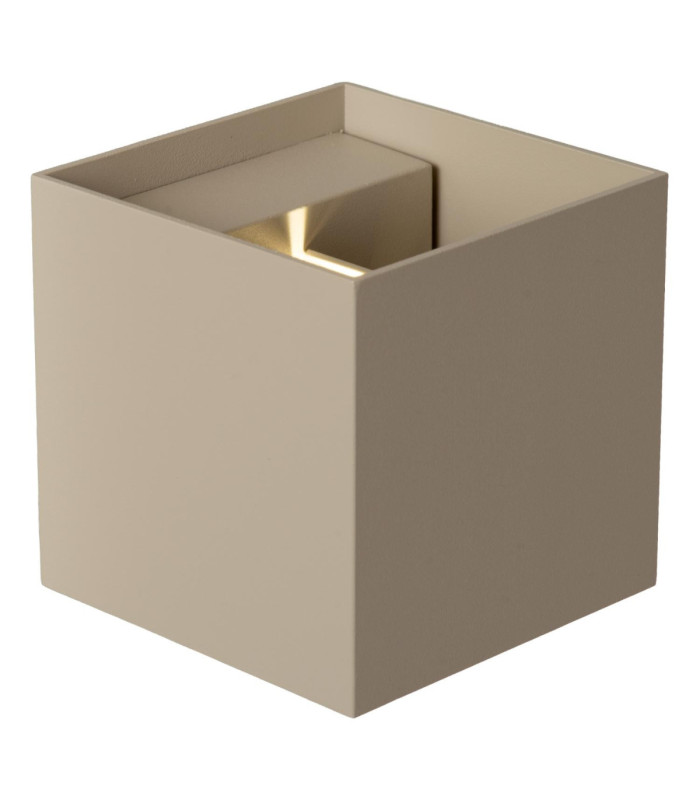 Lucide ARMIN - Wall spotlight / Wall light Bathroom - LED Dim. - CCT - 2x3.5W 2200K/3000K - IP54 - Taupe - Essential-4