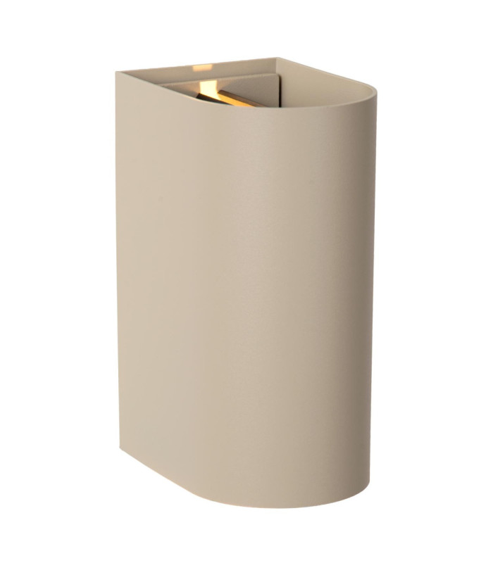 Lucide APLIS - Wall spotlight / Wall light Indoor/Outdoor - LED - CCT - 2x5W 2200K/3000K - IP54 - Taupe - Essential-4