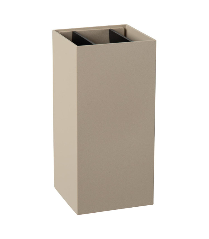 Lucide APLIS - Wall spotlight / Wall light Indoor/Outdoor - LED - CCT - 2x5W 2200K/3000K - IP54 - Taupe - Essential-2