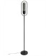 Floor Lamp, 1 x 7W LED, 4000K, 790lm, Black, Smoked - 1
