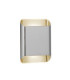 Lucide ATILA II - Wall light Bathroom - LED Dim. - CCT - 2x5W 2200K/3000K - IP54 - Chrome - Essential-1