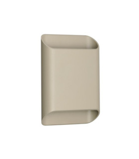 Lucide ATILA II - Wall light Bathroom - LED Dim. - CCT - 2x5W 2200K/3000K - IP54 - Taupe - Essential-2