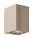 Lucide ANGELINA - Wall spotlight / Wall light Indoor/Outdoor - 1xGU10 (MR16) - IP65 - Taupe - Essential-1
