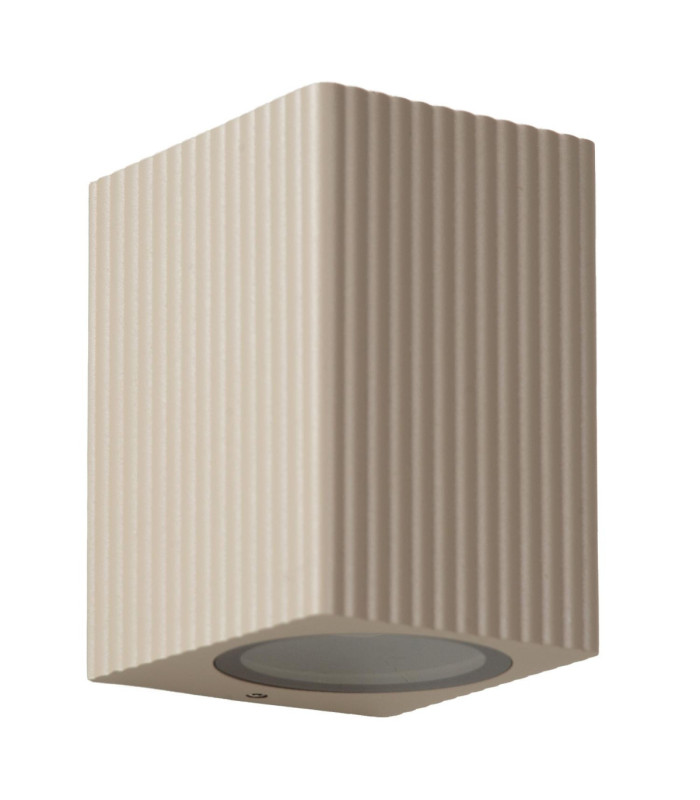 Lucide ANGELINA - Wall spotlight / Wall light Indoor/Outdoor - 1xGU10 (MR16) - IP65 - Taupe - Essential-2