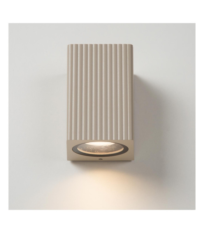 Lucide ANGELINA - Wall spotlight / Wall light Indoor/Outdoor - 1xGU10 (MR16) - IP65 - Taupe - Essential-3