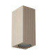 Lucide ANGELINA - Wall spotlight / Wall light Indoor/Outdoor - 2xGU10 (MR16) - IP65 - Taupe - Essential-2