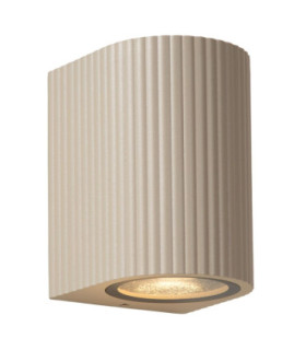 Lucide ANGELINA - Wall spotlight / Wall light Indoor/Outdoor - 1xGU10 (MR16) - IP65 - Taupe - Essential-1