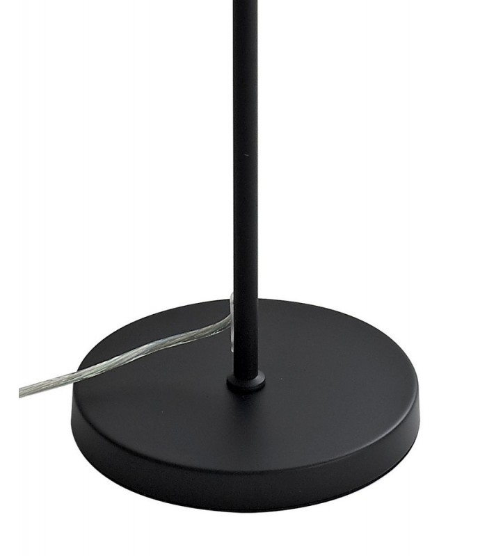 Floor Lamp, 1 x 7W LED, 4000K, 790lm, Black, Smoked - 4