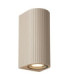 Lucide ANGELINA - Wall spotlight / Wall light Indoor/Outdoor - 2xGU10 (MR16) - IP65 - Taupe - Essential-1