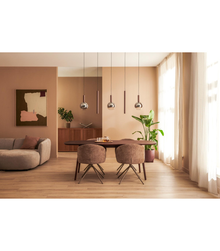 Lucide JASMINE - Pendant light - LED Dim. - CCT - 5x4W 2200K/3300K - Copper - Premium-5