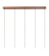 Lucide JASMINE - Pendant light - LED Dim. - CCT - 5x4W 2200K/3300K - Copper - Premium-11