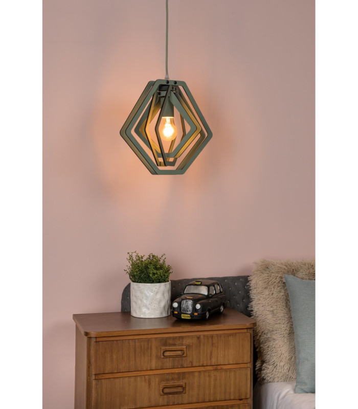 Lucide MAURO - Pendant light Children - 1xE27 - Green-3