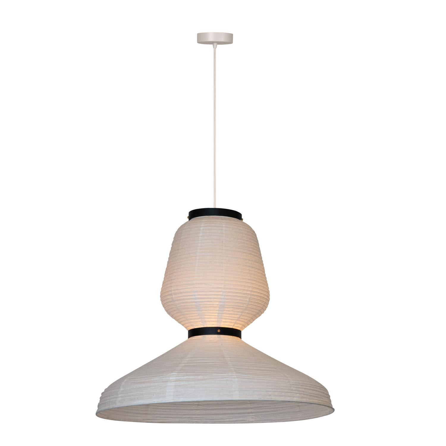 Lucide KEENU - Dome Pendant Ceiling Light - Ø 67 cm - 1xE27 - White