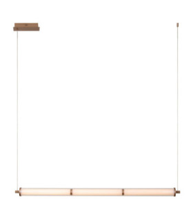 Lucide VALENTINE - Pendant light - LED Dim. - CCT - 1x36W 2200K/3000K - Champagne Color - Vibes-1