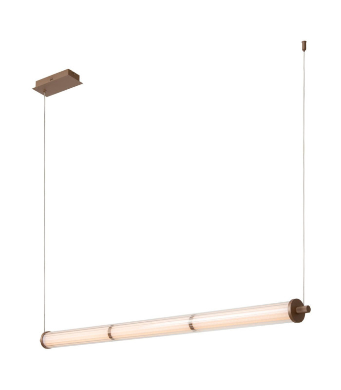 Lucide VALENTINE - Pendant light - LED Dim. - CCT - 1x36W 2200K/3000K - Champagne Color - Vibes-6