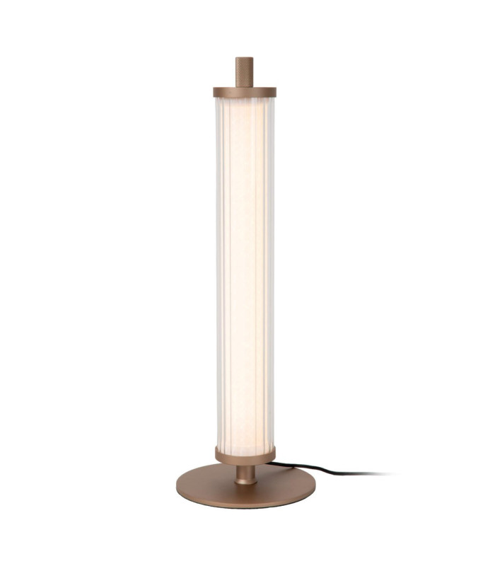Lucide VALENTINE - Table lamp - Ø 15 cm - LED Dim. - CCT - 1x15W 2200K/3000K - Champagne Color - Vibes-1