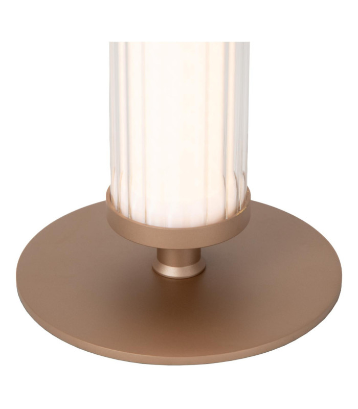 Lucide VALENTINE - Table lamp - Ø 15 cm - LED Dim. - CCT - 1x15W 2200K/3000K - Champagne Color - Vibes-3