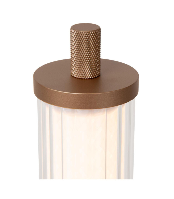 Lucide VALENTINE - Table lamp - Ø 15 cm - LED Dim. - CCT - 1x15W 2200K/3000K - Champagne Color - Vibes-4