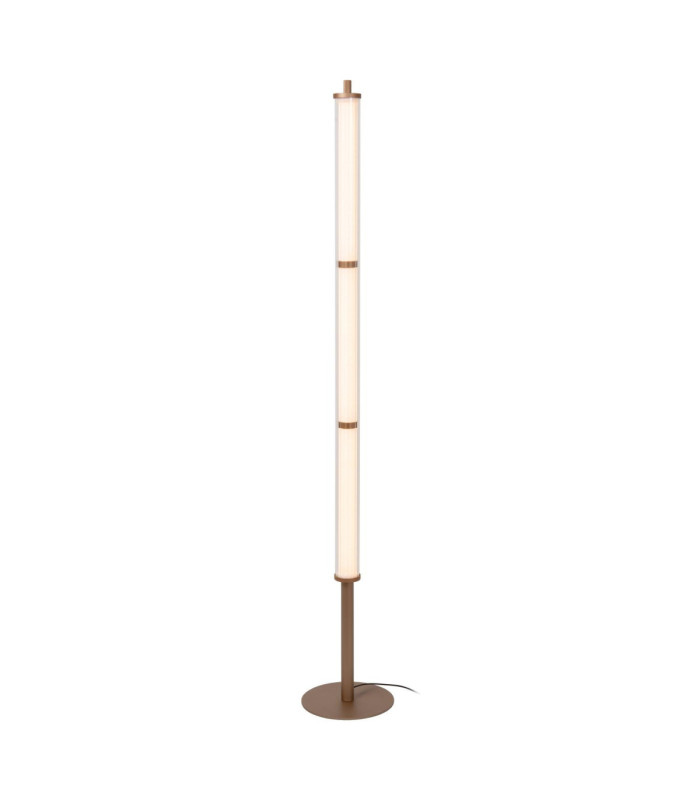 Lucide VALENTINE - Floor lamp - Ø 23 cm - LED Dim. - CCT - 1x37W 2200K/3000K - Champagne Color - Vibes-1