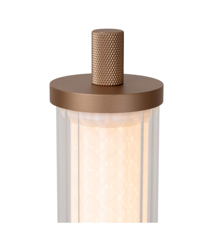 Lucide VALENTINE - Floor lamp - Ø 23 cm - LED Dim. - CCT - 1x37W 2200K/3000K - Champagne Color - Vibes-3