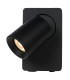 Lucide NIGEL - Single Spotlight - LED Dim to warm - CCT - 2200K/3000K - With USB charging point - Black-6