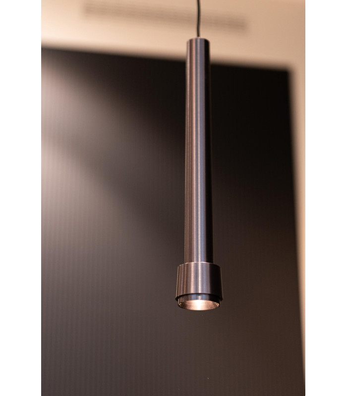 Lucide Premium LINIAL TUBIZ pendant - Smart Rail Lighting - 48V Track - 1xLED - Satin Gun Metal-4