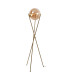 Lucide GISELA - Tripod Floor Lamp - Ø 56 cm - LED Dim. - 1x12.2W 2700K - Replaceable LED module - Amber-1
