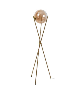 Lucide GISELA - Tripod Floor Lamp - Ø 56 cm - LED Dim. - 1x12.2W 2700K - Replaceable LED module - Amber-2