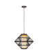 Lucide PASQUINO - Wire Frame Pendant Ceiling Light - Ø 40 cm - 1xE27 - Black-1
