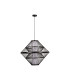 Lucide PASQUINO - Wire Frame Pendant Ceiling Light - Ø 60 cm - 1xE27 - Black-2