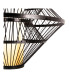 Lucide PASQUINO - Wire Frame Pendant Ceiling Light - Ø 60 cm - 1xE27 - Black-3