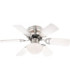 Ugo Ceiling Fan Matt Nickel Graphite 5 Blades 1x E27-1