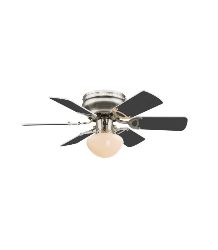 Ugo Ceiling Fan Matt Nickel Graphite 5 Blades 1x E27-2