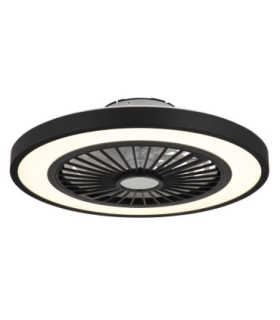Blizzak Integrated LED Ceiling Fan, Matt Black 3000-6500K