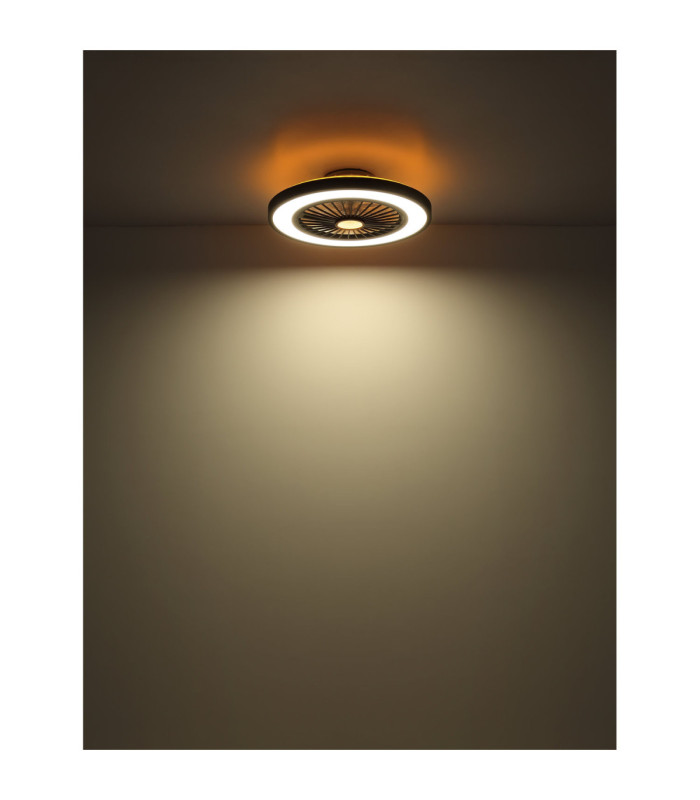 Blizzak Integrated LED Ceiling Fan, Matt Black 3000-6500K