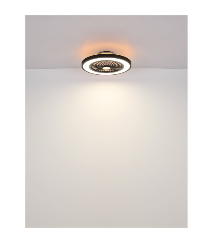Blizzak Integrated LED Ceiling Fan, Matt Black 3000-6500K