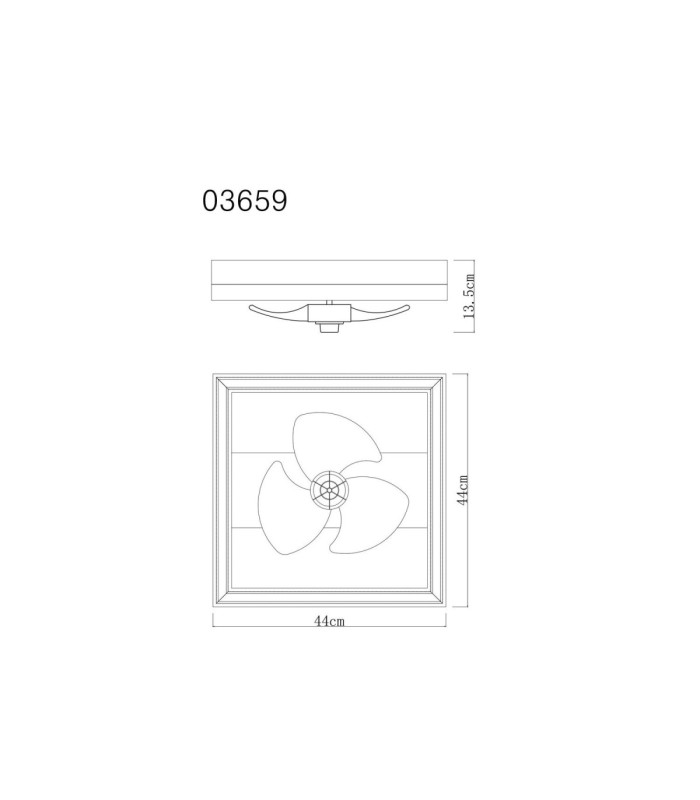 Celinata Integrated LED Ceiling Fan Matt Black 2700-6500K-10