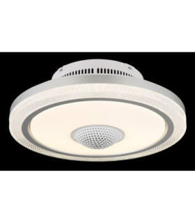 Shelly Integrated LED Decorative Flush Ceiling Light Matt White 2700-6500K-2