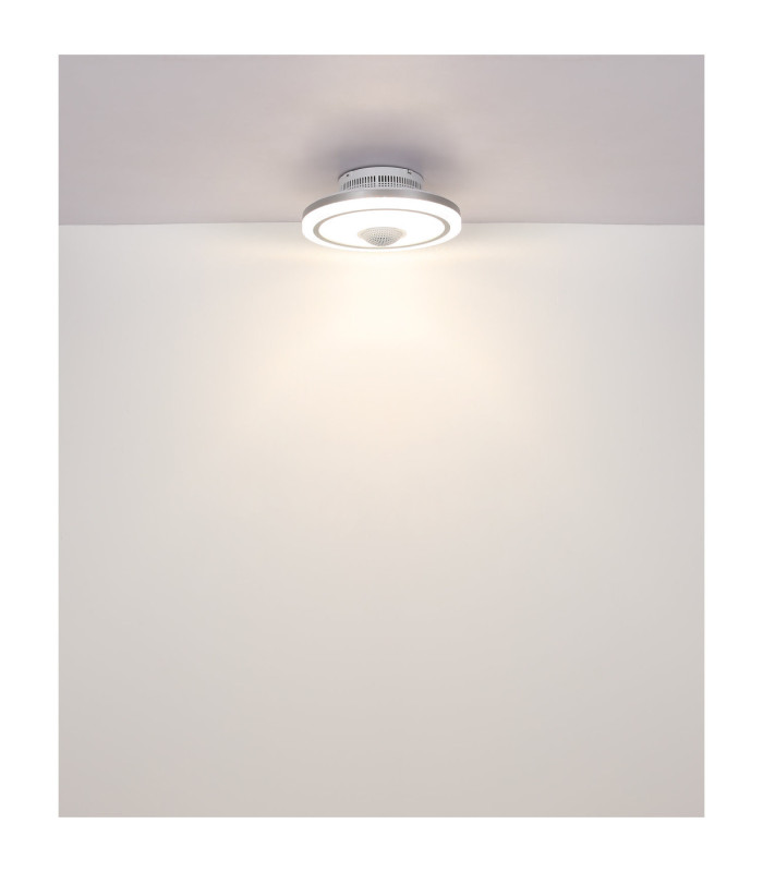 Shelly Integrated LED Decorative Flush Ceiling Light Matt White 2700-6500K-7