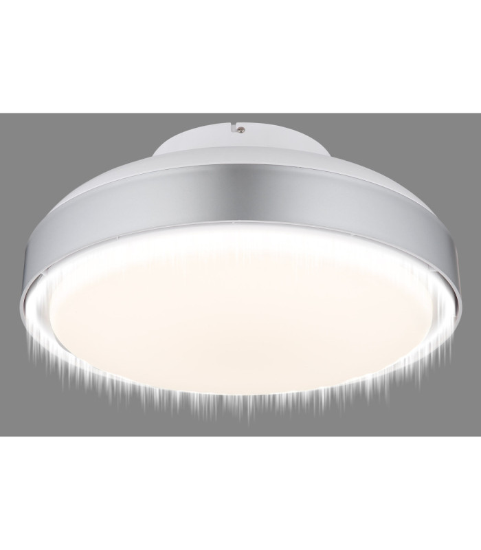 Carney Integrated LED Ceiling Fan Matt Chrome 2700-6500K-1