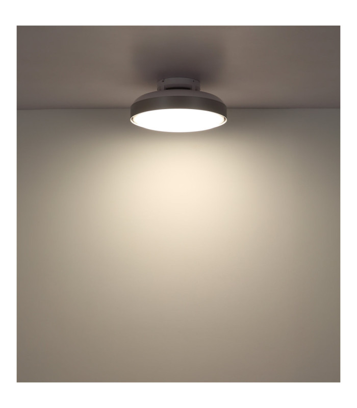 Carney Integrated LED Ceiling Fan Matt Chrome 2700-6500K-9