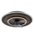 Trevino Integrated LED Ceiling Fan Matt Black 2700-6000K-2
