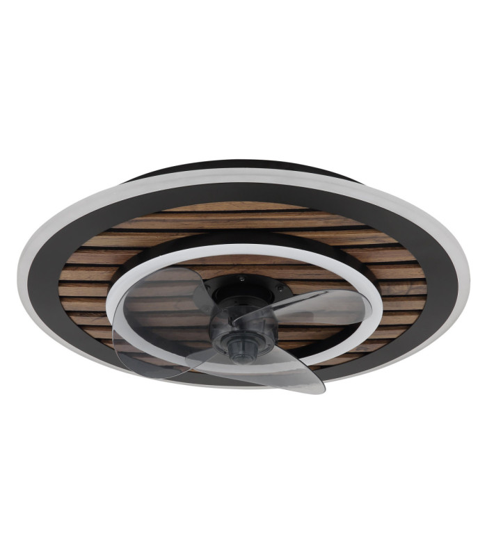 Trevino Integrated LED Ceiling Fan Matt Black 2700-6000K-2