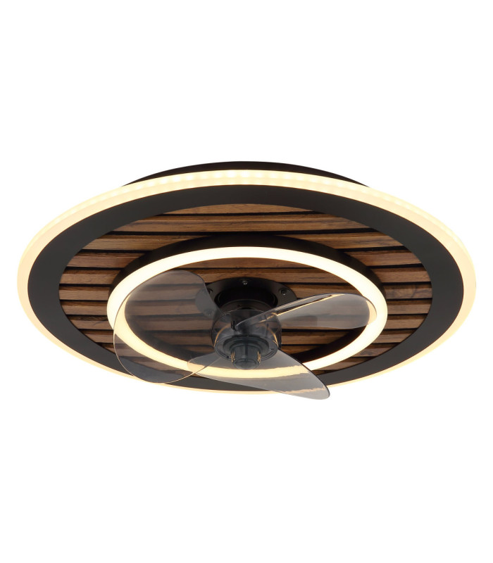 Trevino Integrated LED Ceiling Fan Matt Black 2700-6000K-4