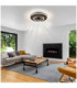 Trevino Integrated LED Ceiling Fan Matt Black 2700-6000K-9