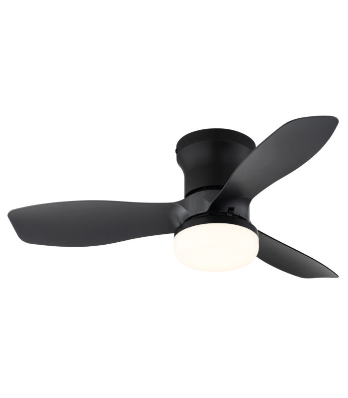 Irwin Integrated LED Ceiling Fan Matt Black 2700-6500K-1